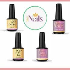 GEL BASE - DESIDRATADOR - PRIMER -TOP COAT KING NAILS - KIT BLINDAGEM PRO LINE