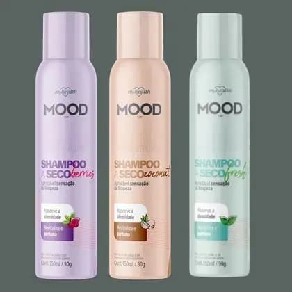 Shampoo a Seco Mood 150ml  – Antioleosidade, Perfume e Limpeza