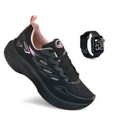 Conjunto de Academia para Mulheres - Tenis Macio e Leve + Smart Watch