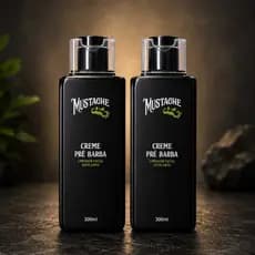 02 Creme Pré Barba Esfoliante 300ml Mustache
