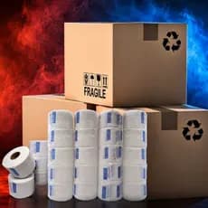 Gola higiênica Caixa C/ 20 Pacotes C/ 100 Rolos | 10000 Unidades