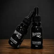 01 Óleo para Barba Ferrari Black Mustache - 30 ml