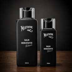 Mustache Balm Hidratante Silver 300ml e 150ml - Cuidados para barba