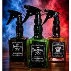 Borrifador de Água Estampado de Plástico para Barbeiro Profissional 600ml (escolha a cor)