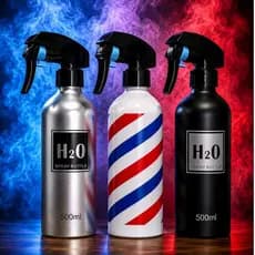 Borrifador de Água de Plástico H2O Jato Nevoa para Barbeiro Profissional 500ml (escolha a cor)