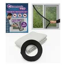 Tela Mosquiteiro Magnético para Janela Tela contra Mosquito Insetos 180x150cm