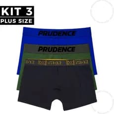 Kit Cuecas Boxer Plus Size Masculina Algodão Adulto Sortido