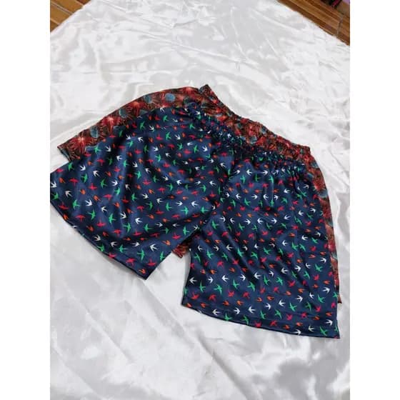 kit 2 samba canção short de dormir estampado masculino