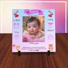 Azulejo Personalizado para o Bebê: Cada Detalhe, Cada Dado, Cada Momento Único e Especial
