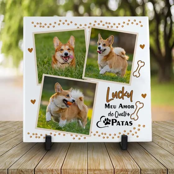 Azulejo Personalizado com Fotos do seu Pet
