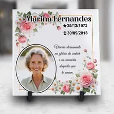 Azulejo Personalizado Memoria Eternizado Finados