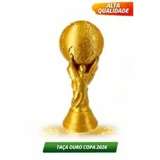 Taça Copa do Mundo Decorativa 18cm
