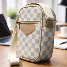 Bag Transversal Unissex Shoulder com Zíper