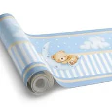 Papel De Parede Faixa Decorativa Infantil Papel de Parede Bebê Menino e Menina Quarto Infantil
