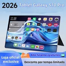 Tablet Galaxy S10 Pro de 11,6 polegadas, 12 GB + 512 GB, bateria de 8.800 mAh, sistema Android, promoção por tempo limit