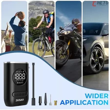 Mini Compressor de Ar Portatil Recarregavél Digital USB Calibrador Pneu Envio Imediato CZK-3668(ATJ-8466-1)