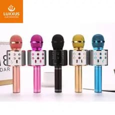 Microfone Karaokê Bluetooth Efeito De Voz Recarregável WS-858