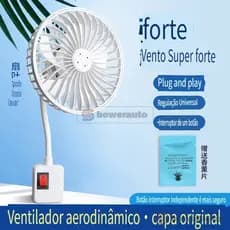 Mini Ventilador Portátil com Aroma 360° Giratório Silencioso USB para Mesa Escritório Quarto NTW