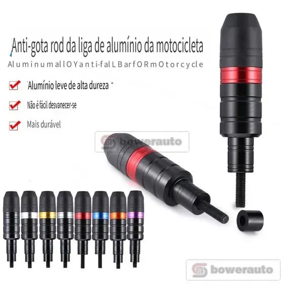 Protetor de Motor Universal para Moto Slider Anticapotamento 8mm 017