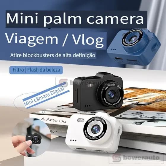 Câmera Digital Retrô Mini para Estudantes, Foto e Vídeo HD, Portátil M8