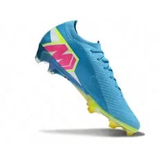Chuteiras De Futebol De Campo Masculinas Profissionais FG , Tênis Esportivo Branco , Preto E Rosa