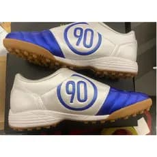 2025 Alta Qualidade Azul Safira Cinza TF Grama Antiderrapante Resistente Ao Desgaste Botas De Futebol De Cana Baixa