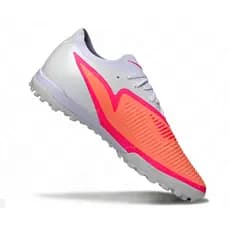Chuteiras Masculinas Oficiais Socyte TF Socity , Tênis Esportivos Branco , Preto E Rosa