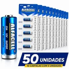 Kit Com 5/10/25/50 Unidades de A23 12v Para Controle Remoto De Portão | Envio Imediato