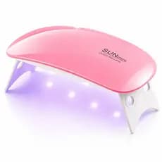 Cabine UV LED SUN Mini 6W Secador Unhas Gel Portátil USB Dobrável Secagem Rápida Bivolt