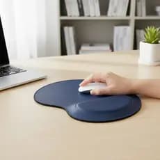 Mouse Pad Ergonomico Com Apoio De Punho Mouse Pad De Couro