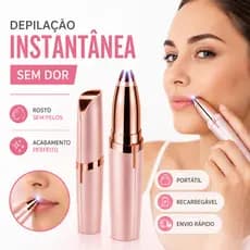 Caneta Depiladora Sobrancelha Elétrica USB Feminina Removedor De Pelos Facial Portátil