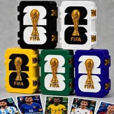Porta Figurinha p/ Álbum Copa do Mundo 2026 - Caixa de Figurinha - Estojo Organizador Premium