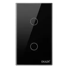 Interruptor EKAZA Zigbee Inteligente Smart Touch Alexa Preto