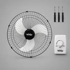 Ventilador De Parede Ventex 60cm Bivolt Potente E Silencioso - Preto