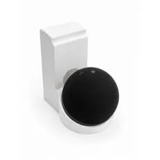 SUPORTE DE PAREDE PARA ALEXA ECHO DOT 4ª e 5ª GERAÇÃO COM ORGANIZADOR DE CABOS BRANCO