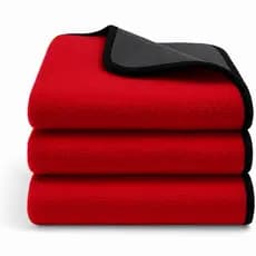 Kit Toalha Microfibra Limpeza 40x40cm 600GSM Pano Mágico Secagem Automotiva Casa Carro Vidro Tela
