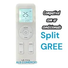 Controle Remoto para Ar Condicionado Gree – Modelo YAY1F1 lê-7314