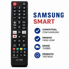Controle Remoto Samsung Smart TV AVM-7265 LE-7265Compatível Netflix YouTube Prime Video Pronto Para Uso