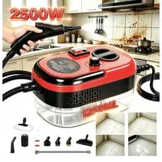 Limpador a Vapor Portátil 2500W Alta Pressão Esterilização Limpeza de Gordura com Acessórios Completos