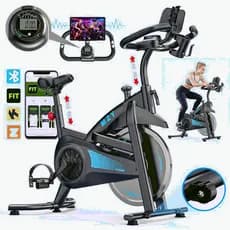 Bicicleta Bike Bicicleta Ergométrica Spinning Inércia 15kg  Suporta até 180kg,1.9M