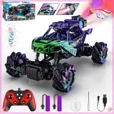 Carrinho Remoto Controle 4ch 4x4 Off Road Truck Recarregável USB Anda Na Terra Jeep Off Road Rock Crawler