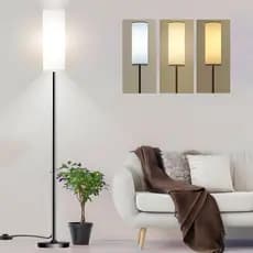 Luminária de Chão para Escritório - Simples, com 3 Temperaturas de Cor e Iluminação Ajustável