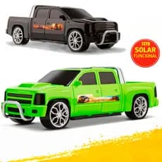 Carrinho Pick-Up Caminhonete Infantil Criança Rally Road 36cm - Gava Toys Com Teto Solar