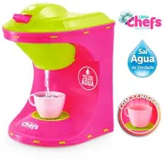 Cafeteira Infantil Cozinha Com Xicara Solta Água Little Chefs Brinquedo Divertido Educativo
