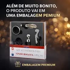 Kit De Acessórios P/ Vinho 5 Peças Hauskraft Premium abridor de garrafa de vinho