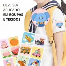 Kit 216 Adesivos Repelentes Infantil Anti Mosquito Para Roupas Proteção Contra Insetos patch repelente infantil, adesivo