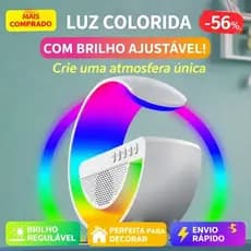 Luminaria G Speaker Smart Station Caixa De Som E Carregador 110V/220V AL-8778 G-SPEAKER