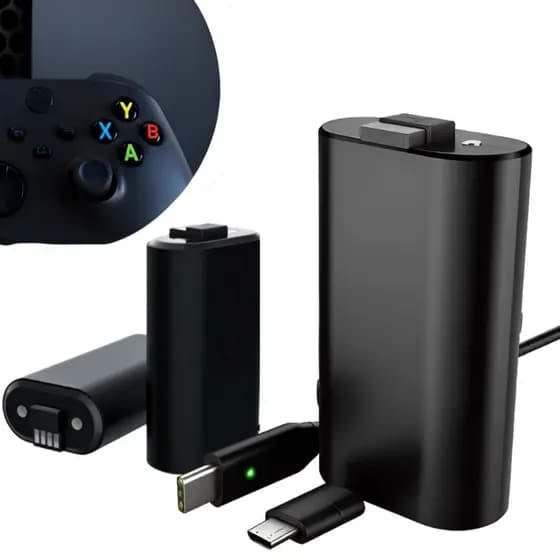 Bateria Recarregável E Cabo Usb Para Controle Xbox One e Xbox Series S/X