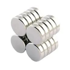 Kit Com 20 Imãs De Neodímio Redondos 8x3mm Extras Fortes N35
