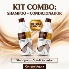 Kit  Shampoo + Condicionador 1L | Hidratação Profunda e Brilho | Uso Diário Profissional Karbeellii
